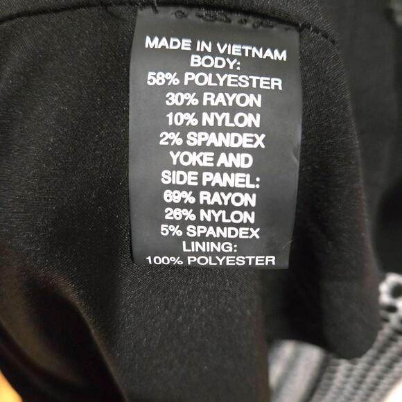 Vince Camuto Sz 22W Black White Sheath Dress - Picture 3 of 7